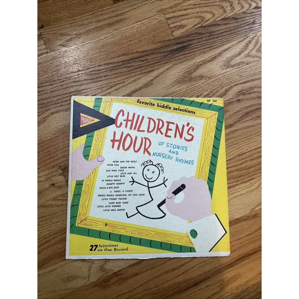 Parade Records Childrens Hour Vinyl LP Kids 12in Multicolor Good Nursery Rhymes